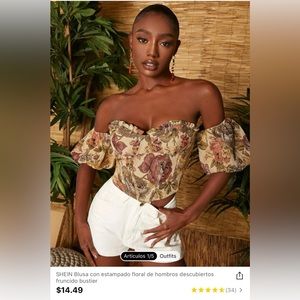 top I’m selling cause is small to me, fits for a girl with small breasts